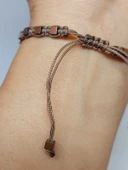 Seramik Boncuklu & Hematit Taşlı Makromeli Bileklik (54436) thumbnail 6