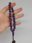 Anadolu Toprağı Serisi 33'Lük Mor Renk Tesbih 8-9mm (54262)  thumbnail 2