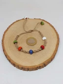 Seramik Boncuklu Renkli Makromeli Bileklik (54434) thumbnail 3