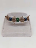 Seramik Boncuklu & Hematit Taşlı Makromeli Bileklik (54436) thumbnail 1