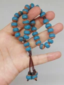 Anadolu Toprağı Serisi 33’Lük Mavi Renk Tesbih 8-9mm (54278) thumbnail 5