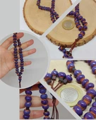 Anadolu Toprağı Serisi 33'Lük Mor Renk Tesbih 8-9mm (54262)  thumbnail 1