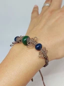 Seramik Boncuklu & Hematit Taşlı Makromeli Bileklik (54436) thumbnail 4