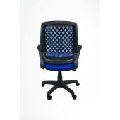 CLK Fileli Petek Ofis Büro Bilgisayar Koltuğu Sandalyesi Mavi - 3