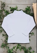 Yarım Boğazlı Kız Çocuk Body - 8
