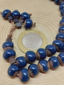 Anadolu Toprağı Serisi 33’Lük Lacivert Renk Seramik Boncuk Tesbih 8-9mm (54294) thumbnail 3