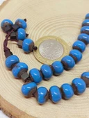 Anadolu Toprağı Serisi 33’Lük Mavi Renk Seramik Boncuk Tesbih 8-9mm (54274) thumbnail 3