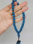 Anadolu Toprağı Serisi 33’Lük Mavi Renk Seramik Boncuk Tesbih 8-9mm (54274) thumbnail 2