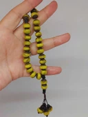 Anadolu Toprağı Serisi 33’Lük Sarı Renk Seramik Boncuk Tesbih 8-9mm (54282) thumbnail 2