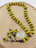 Anadolu Toprağı Serisi 33’Lük Sarı Renk Seramik Boncuk Tesbih 8-9mm (54282) thumbnail 5