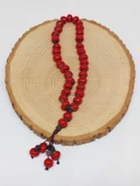 Anadolu Toprağı Serisi 33’Lük Kırmızı Renk Seramik Boncuk Tesbih 8-9mm (54276) thumbnail 4