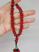 Anadolu Toprağı Serisi 33’Lük Kırmızı Renk Seramik Boncuk Tesbih 8-9mm (54276) thumbnail 2