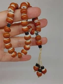 Anadolu Toprağı Serisi 33’Lük Taba Renk Seramik Boncuk Tesbih 8-9mm (54296) thumbnail 5