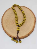 Anadolu Toprağı Serisi 33’Lük Sarı Renk Seramik Boncuk Tesbih 8-9mm (54282) thumbnail 4