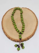 Anadolu Toprağı Serisi 33’Lük Yeşil Renk Seramik Boncuk Tesbih 8-9mm (54292) thumbnail 4