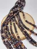 Akik Taşı Küp Şekilli 6-7mm Aralığı Dizi (54446) thumbnail 3