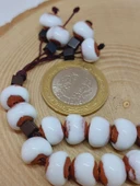 Anadolu Toprağı Serisi 33’Lük Beyaz Renk Seramik Boncuk Tesbih 8-9mm (54280) thumbnail 3