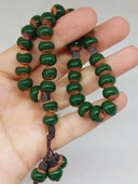 Anadolu Toprağı Serisi 33’Lük Yeşil Renk Seramik Boncuk Tesbih 8-9mm (54264) thumbnail 5