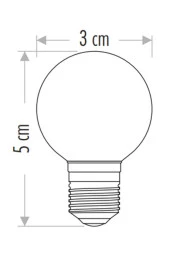 CATA CT 4071 1W Led Gece Ampul Kırmızı - 2