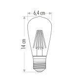 CATA CT 4284 Rustik 6W Led Ampul Amber 2700k E27 Duy - 2