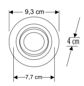 CATA CT 5002 Siyah Spot Kasası thumbnail 2