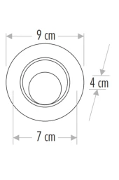 CATA CT 5204 Led Spot 7W 3200K Gün Işığı - 3