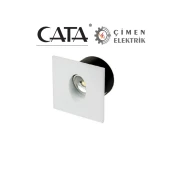 CATA CT 5179 3W Beyaz Kasa Koridor Aydınlatması 6400K Beyaz Işık - 1