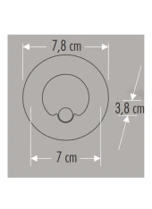 CATA CT 5174 1.5W Radar Sensörlü Koridor Aydınlatması 3200K Gün Işığı - 2