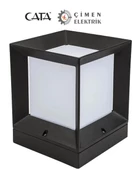 CATA CT 7022 Milan Bahçe Armatürü E27 Duy Siyah Kasa - 3