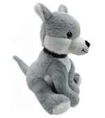 Peluş Sibirya Kurdu 50 Cm - Mavi Su Dünyası - 2