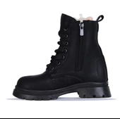 Moda Ayakkabı 746 Siyah Nubuk Kız Çocuk Bot Ayakkabı thumbnail 4