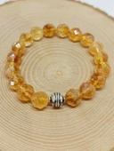 Sirius Serisi Sitrin Taşı 10mm Unisex Bileklik (52898) thumbnail 5