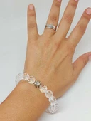 Sirius Serisi Kristal Kuvars Taşı 10mm Unisex Bileklik (52894) thumbnail 2