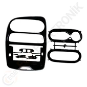 OTO TABLET ÇERÇEVE RENAULT CLIO 4 (YENİ KASA) 2018-2019 10.1" PIANO BLACK TAC-292 thumbnail 2