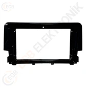 OTO TABLET ÇERÇEVE HONDA CIVIC (FC5) 2016+ 9" PIANO BLACK TAC-052 thumbnail 1