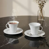 GÜRAL PORSELEN Soprano 2 Kişilik Çay Fincanı thumbnail 4