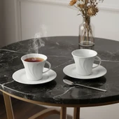 GÜRAL PORSELEN Soprano 2 Kişilik Çay Fincanı thumbnail 3