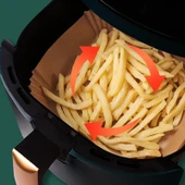 Büyük Boy Air Fryer Fritöz Pişirme Kağıdı 50 Adet - 1