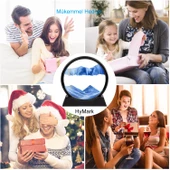 HyMark Hareketli 3D Kum Saati 30cm Büyük Boy Mavi Yuvarlak 12inch Cam Dekoratif Sanatsal Rahatlatıcı - 7