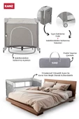 Kanz Sleepside +Plus Anne Yanı Park Yatak ve Oyun Parkı Gri - 3