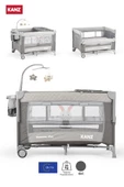 Kanz Sleepside +Plus Anne Yanı Park Yatak ve Oyun Parkı Gri - 2