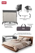 Kanz Sleepside +Plus Anne Yanı Park Yatak ve Oyun Parkı Siyah - 4