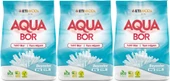 AquaBor Matik Toz Çamaşır Deterjanı 18KG (Beyazlar İçin) 120 Yıkama (3PK*6KG) - 1