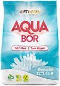 AquaBor Matik Toz Çamaşır Deterjanı 18KG (Beyazlar İçin) 120 Yıkama (3PK*6KG) - 2