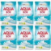 AquaBor Matik Toz Çamaşır Deterjanı 36KG (Beyazlar İçin) 240 Yıkama (6PK*6KG) - 1