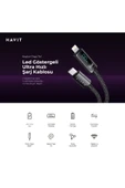 Havit Cb6246 Pd30w Type-c To Lightning (IPHONE) Göstergeli Şarj Kablosu - 4