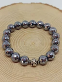 Sirius Serisi Terahertz Taşı 10mm Unisex Bileklik (52902) thumbnail 5