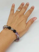 Sirius Serisi Turmalin Taşı Karışık Renkler 10mm Unisex Bileklik (52932) thumbnail 4