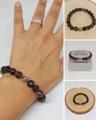 Sirius Serisi Dumanlı Kuvars Taşı 10mm Unisex Bileklik (52934) thumbnail 1