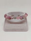 Sirius Serisi Madagaskar Pembe Kuvars Taşı 10mm Unisex Bileklik (52928) thumbnail 2